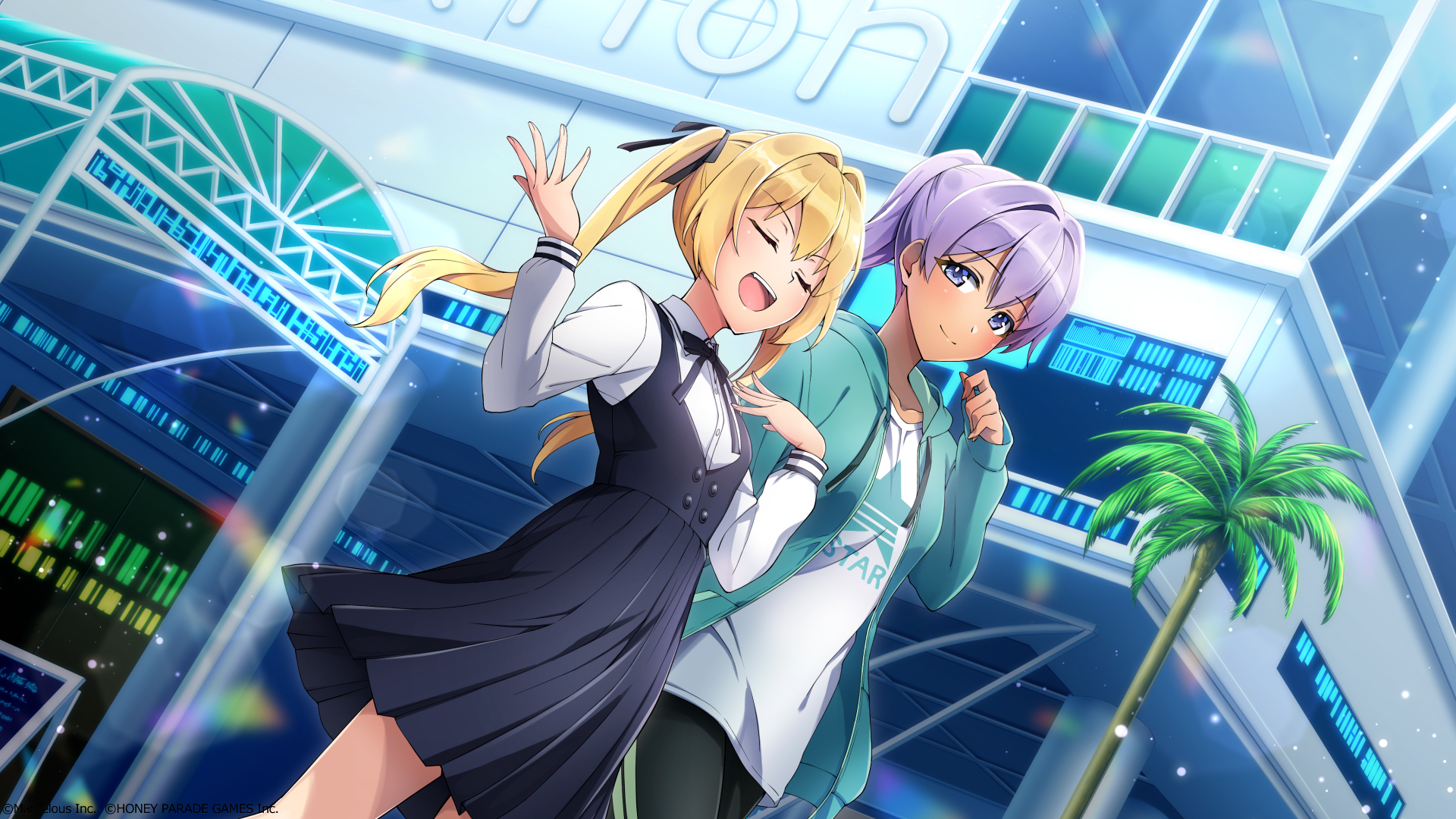 takuji-dolphin-wave-kazami-ellen-souma-hayate-wallpaper-1036475